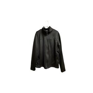 The North Face Black Full Zip Stretch Jacket Zip Pockets Size L